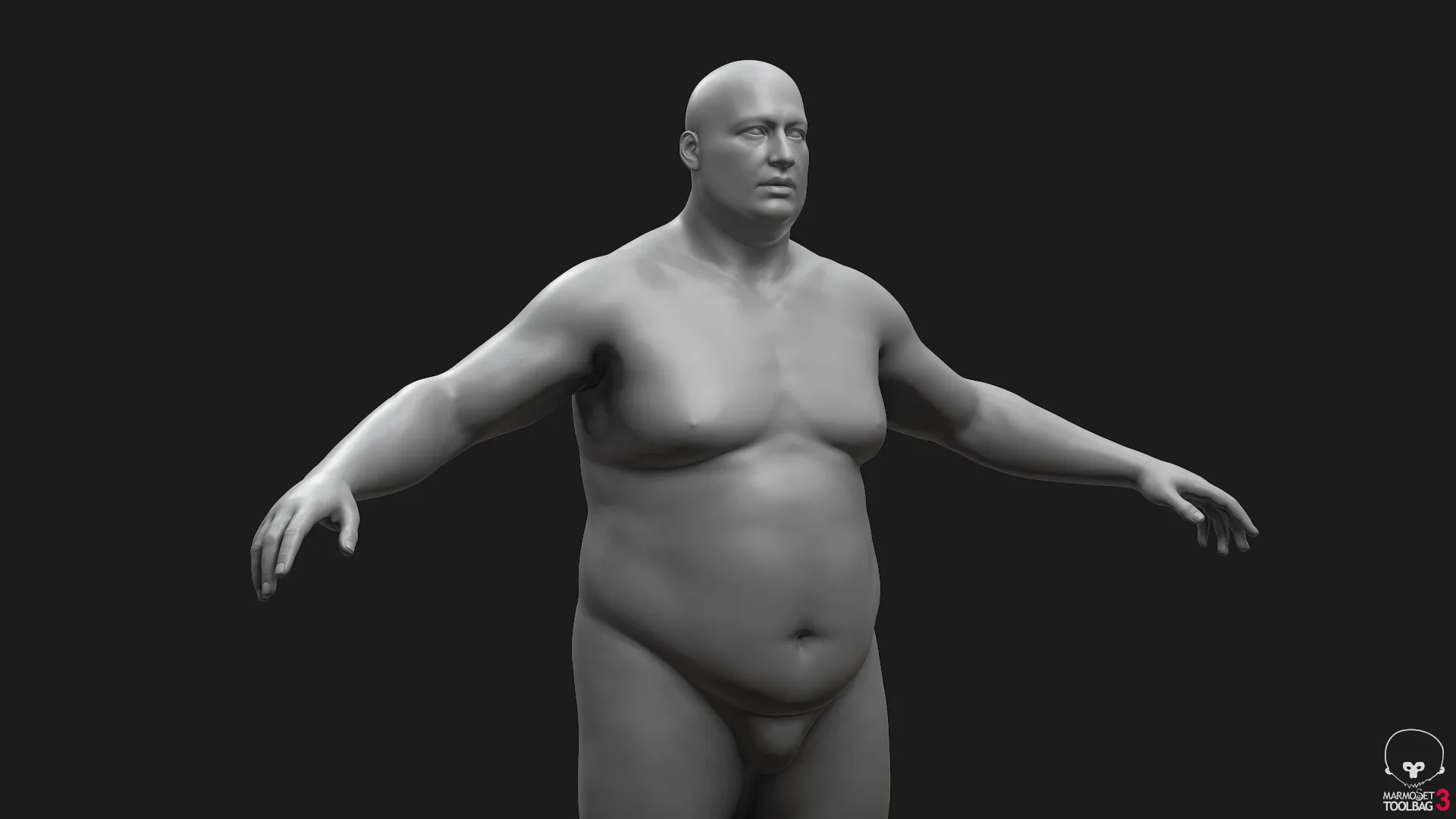 Fat Man Body Basemesh