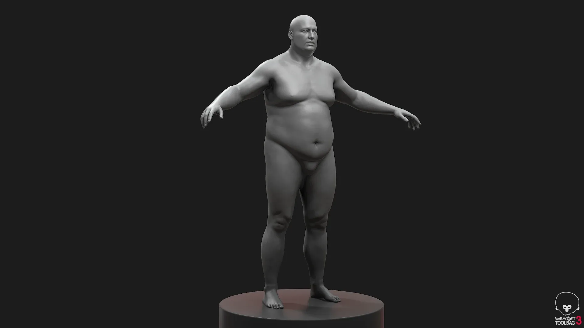 Fat Man Body Basemesh