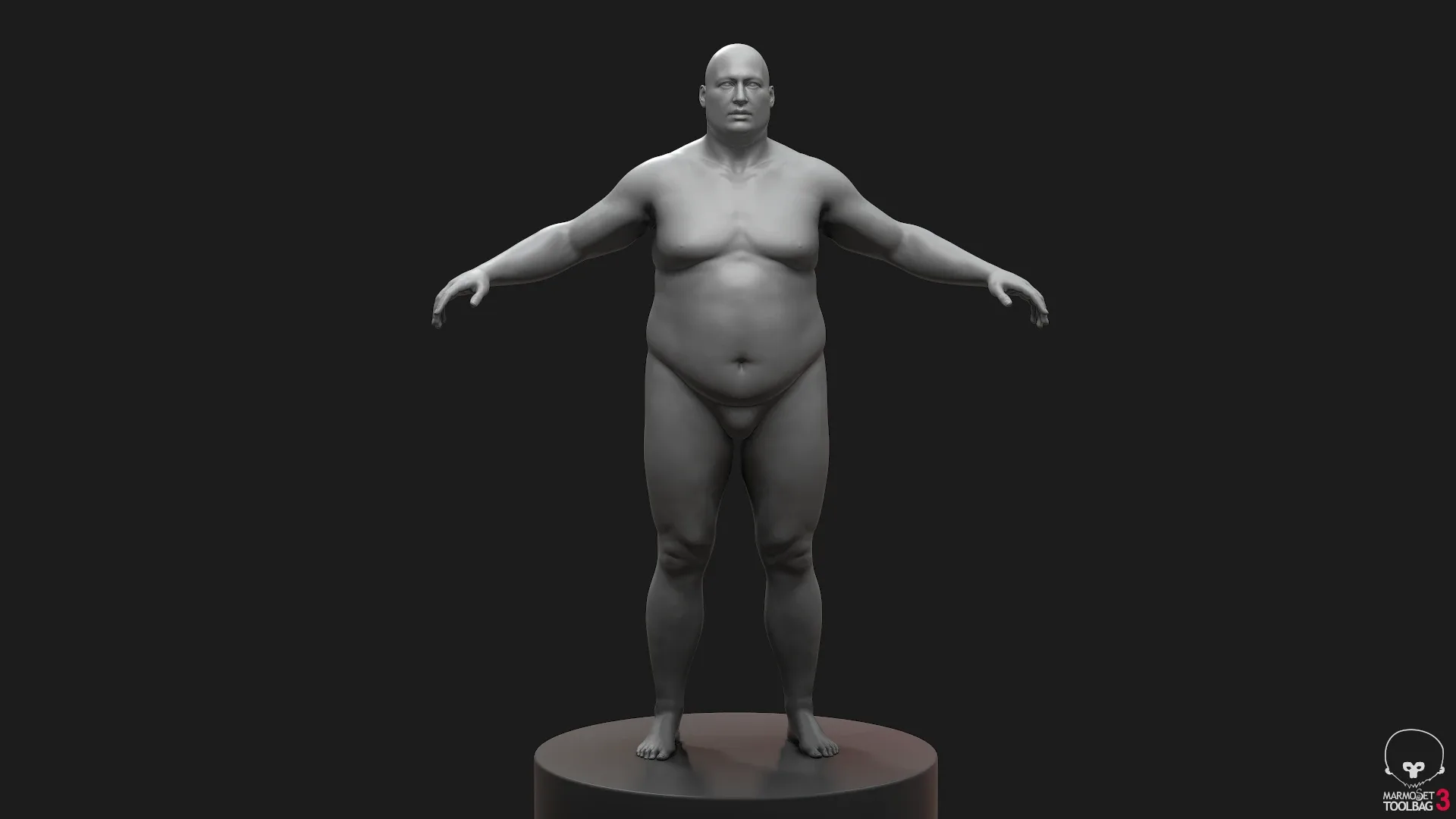 Fat Man Body Basemesh