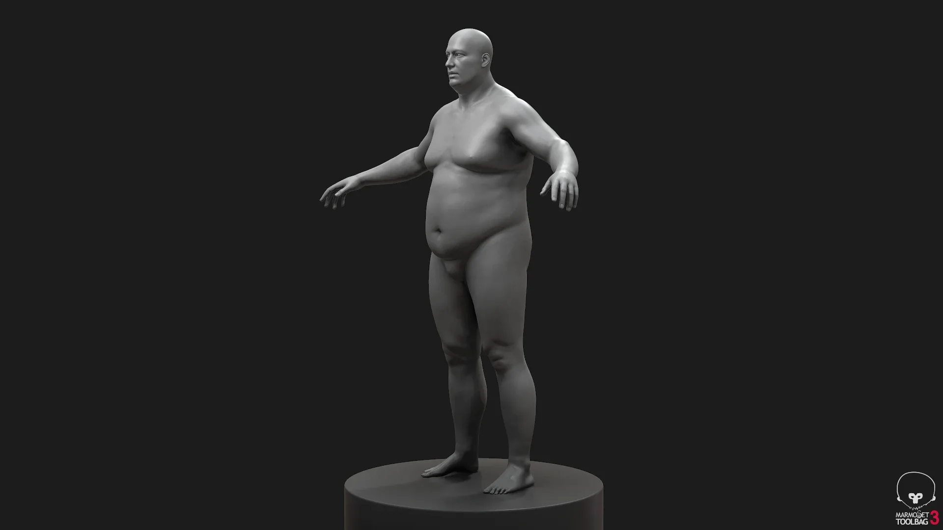 Fat Man Body Basemesh