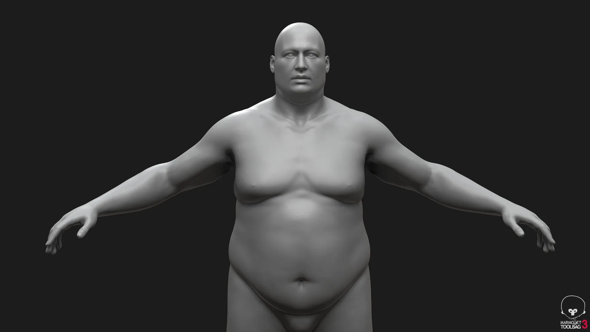 Fat Man Body Basemesh
