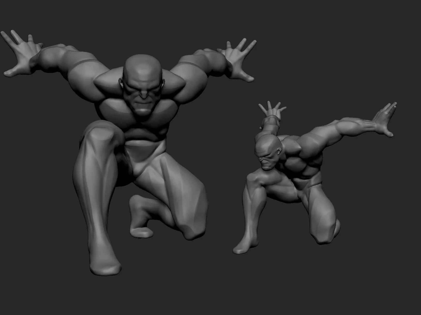 Comic Hero Basemesh pose2