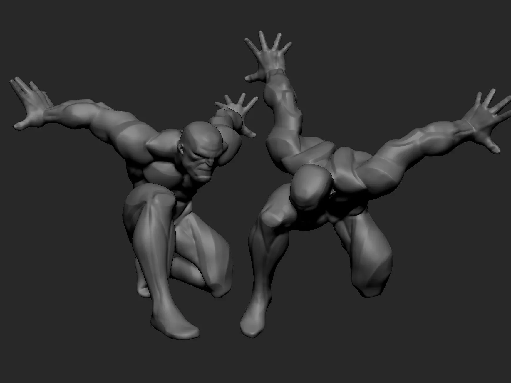 Comic Hero Basemesh pose2