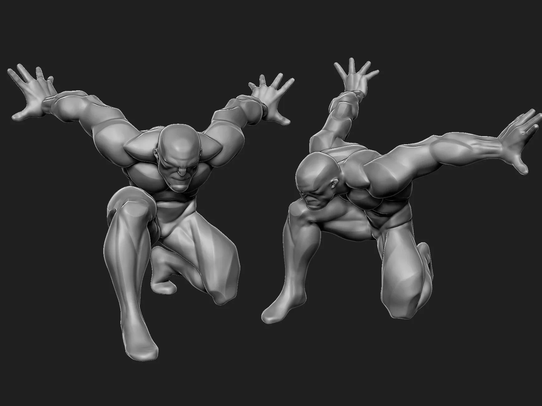 Comic Hero Basemesh pose2