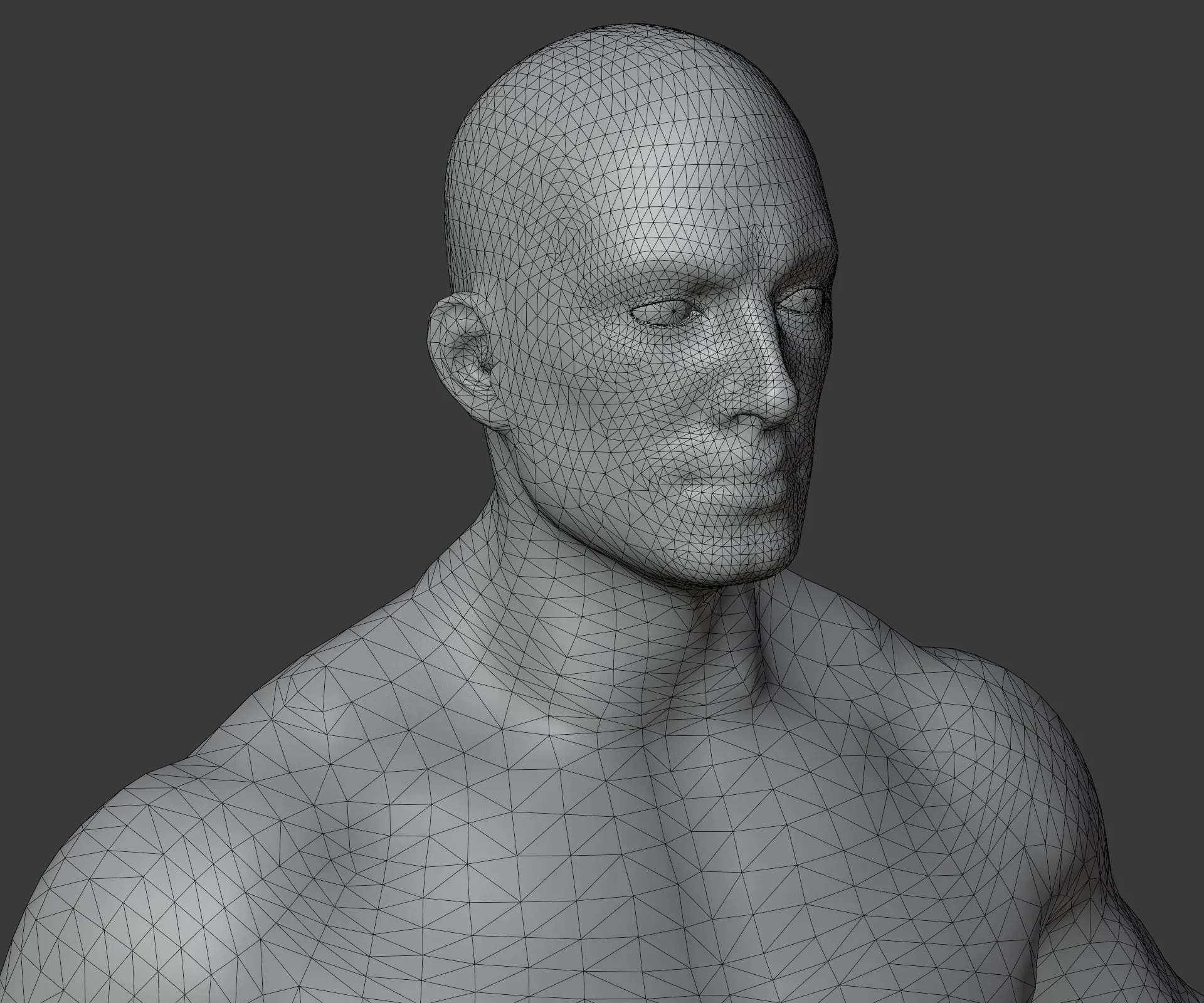 Human Hologram Male 3D Model