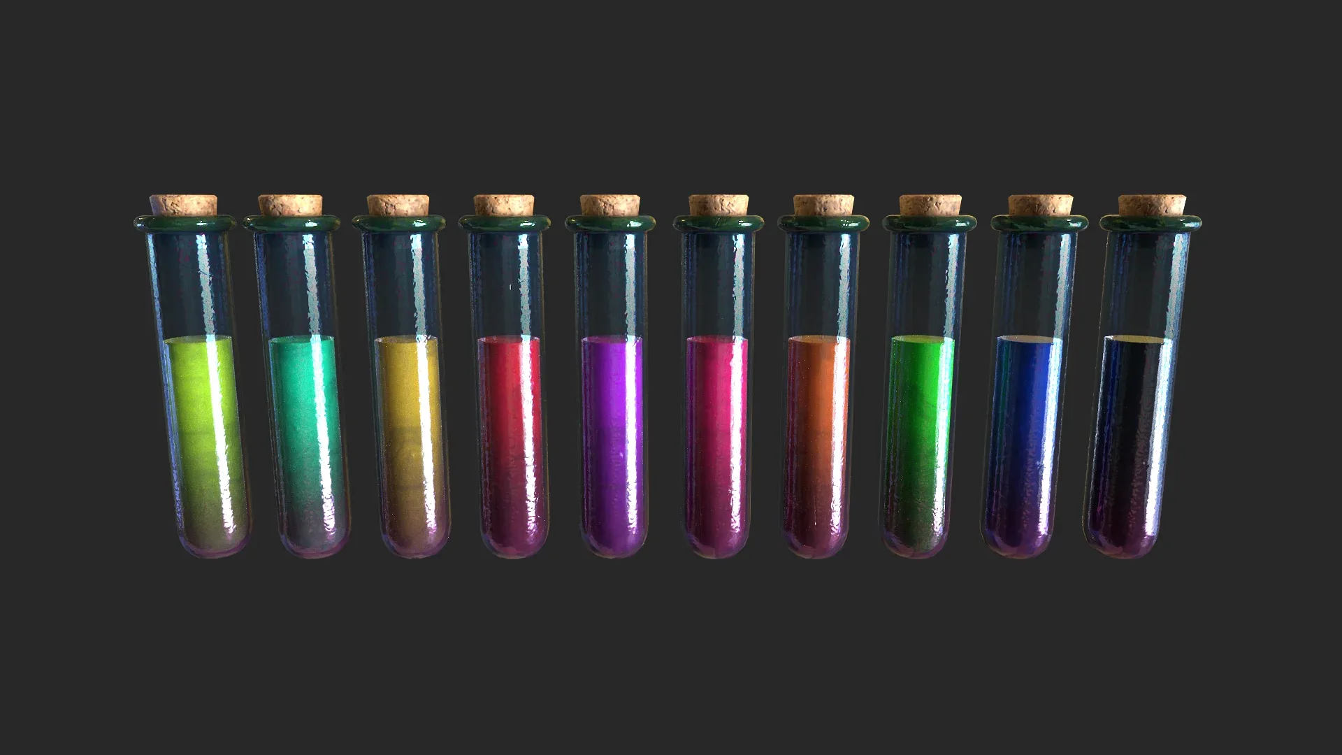 Health Potion Bottle Set