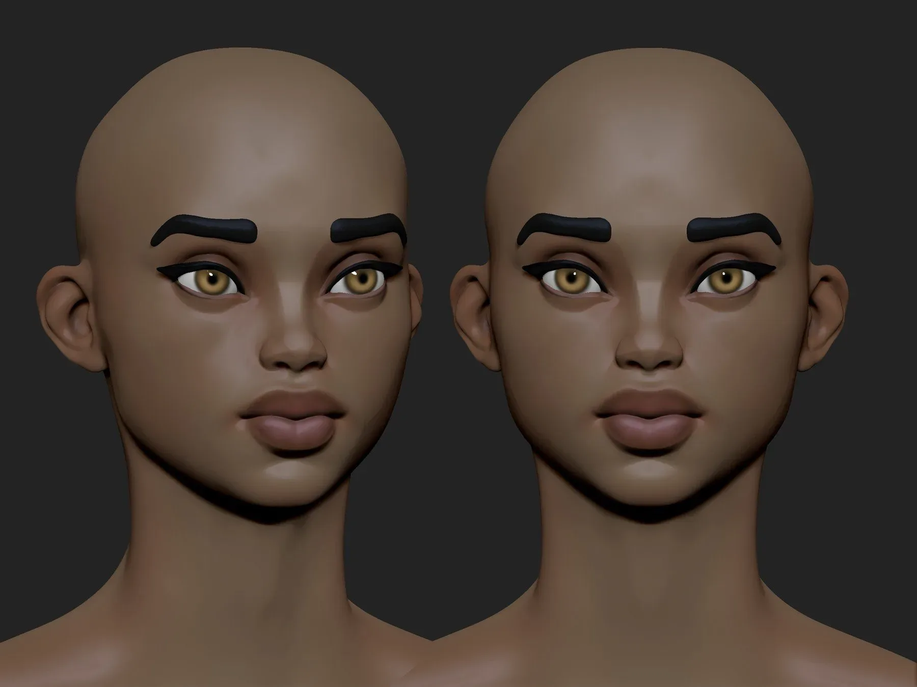 female head Stylized4