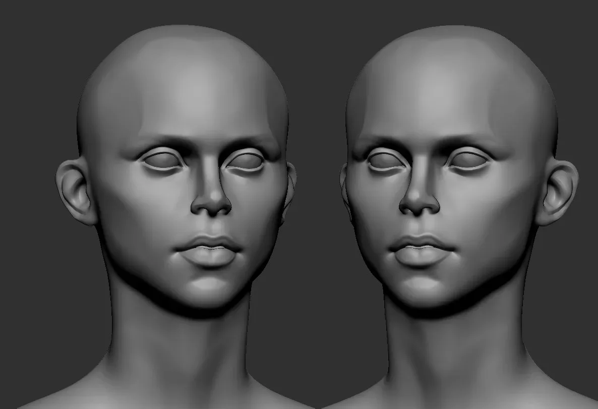 Stylized Head Female 2