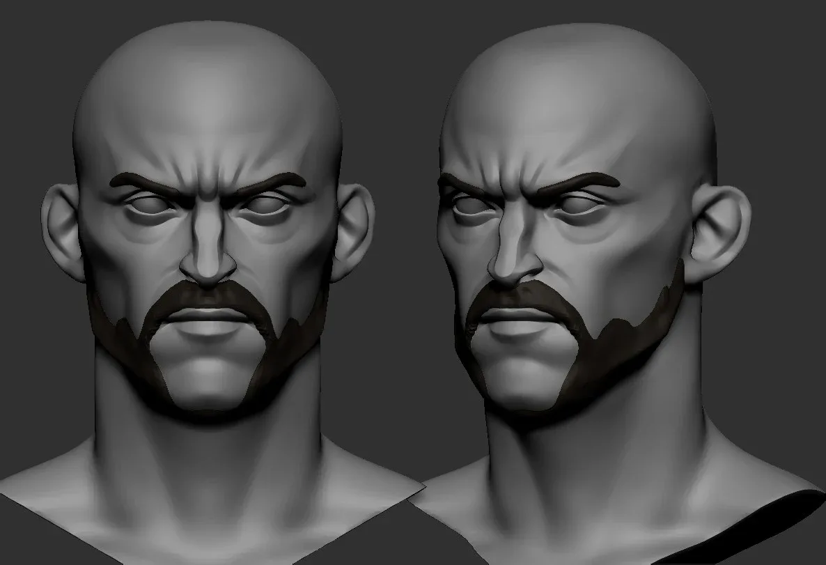 Stylized logan head