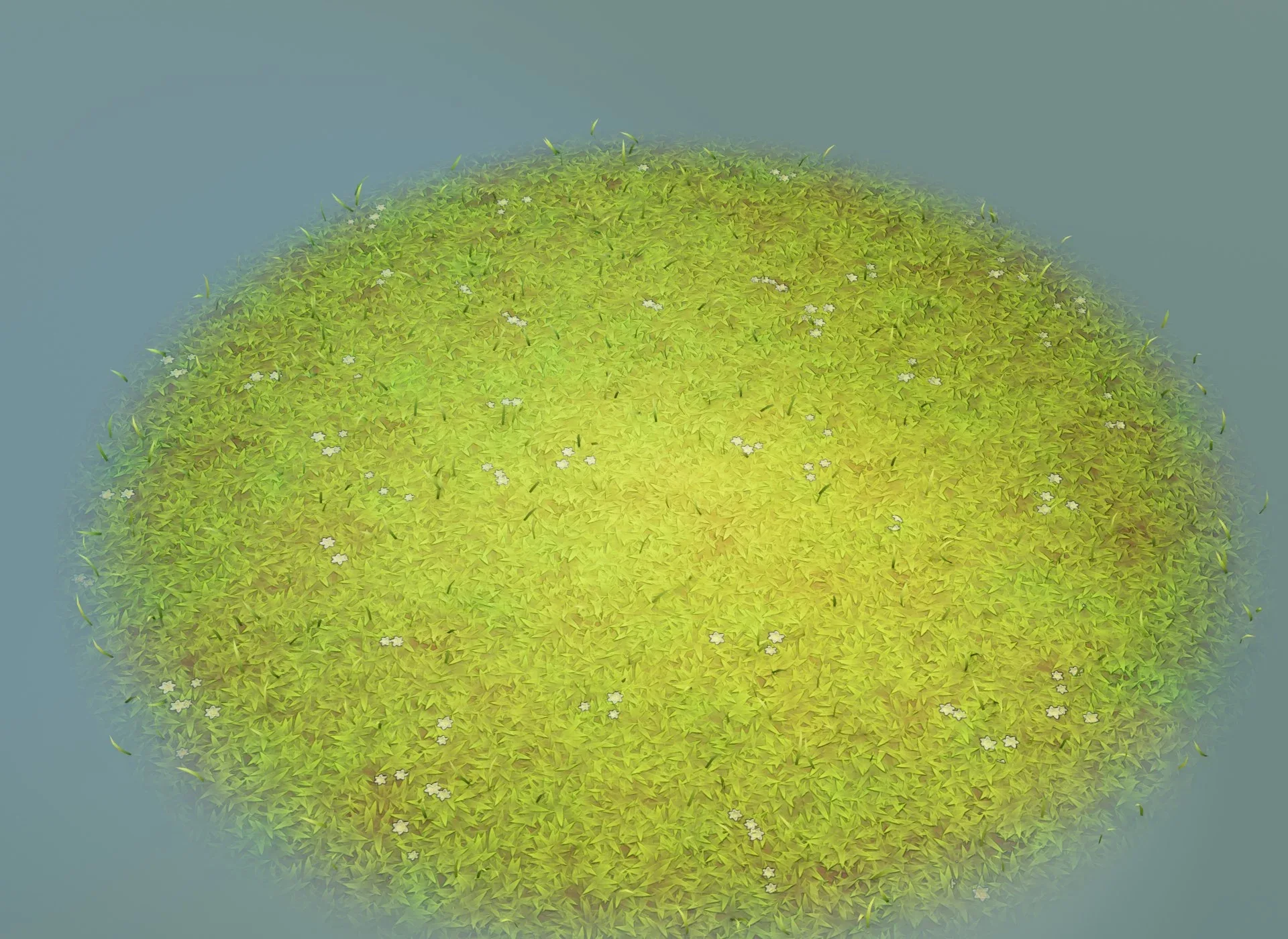 Cartoon Grass 3D Model