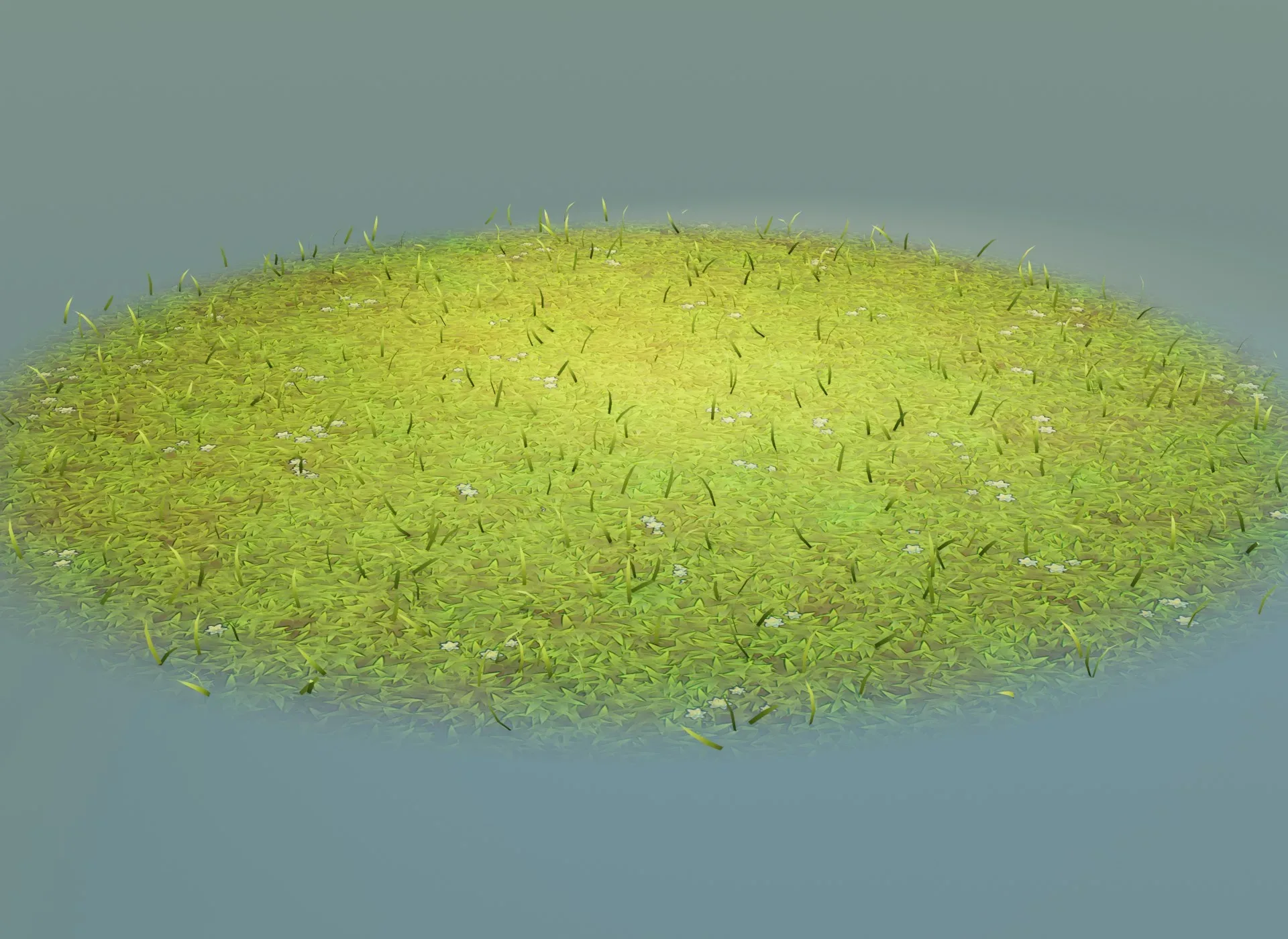 Cartoon Grass 3D Model