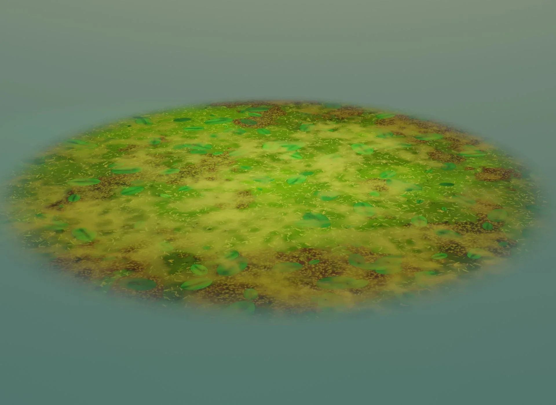 Cartoon Swamp 3D Model