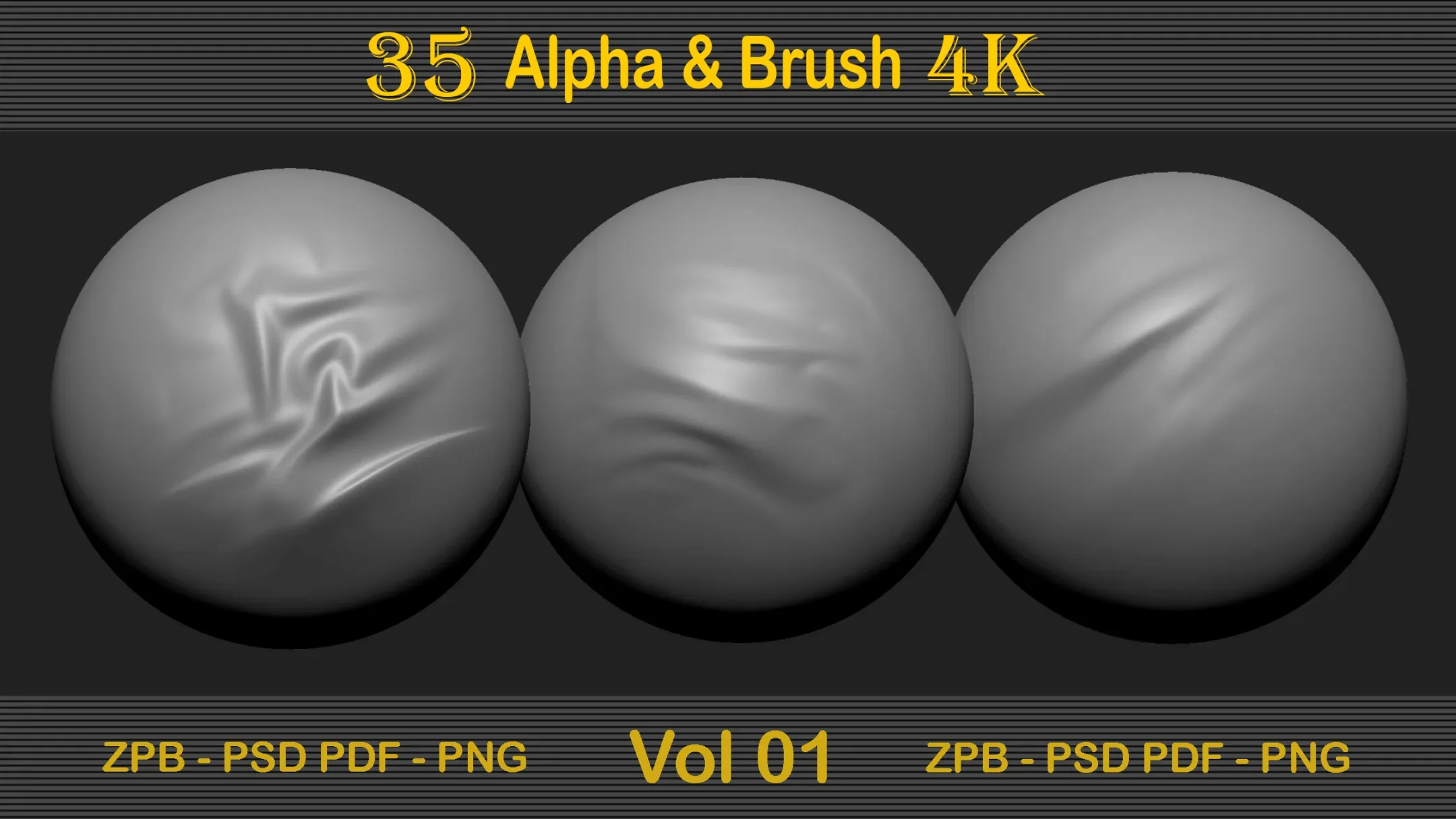 35 Wrinkle Alpha and Brush Vol 01