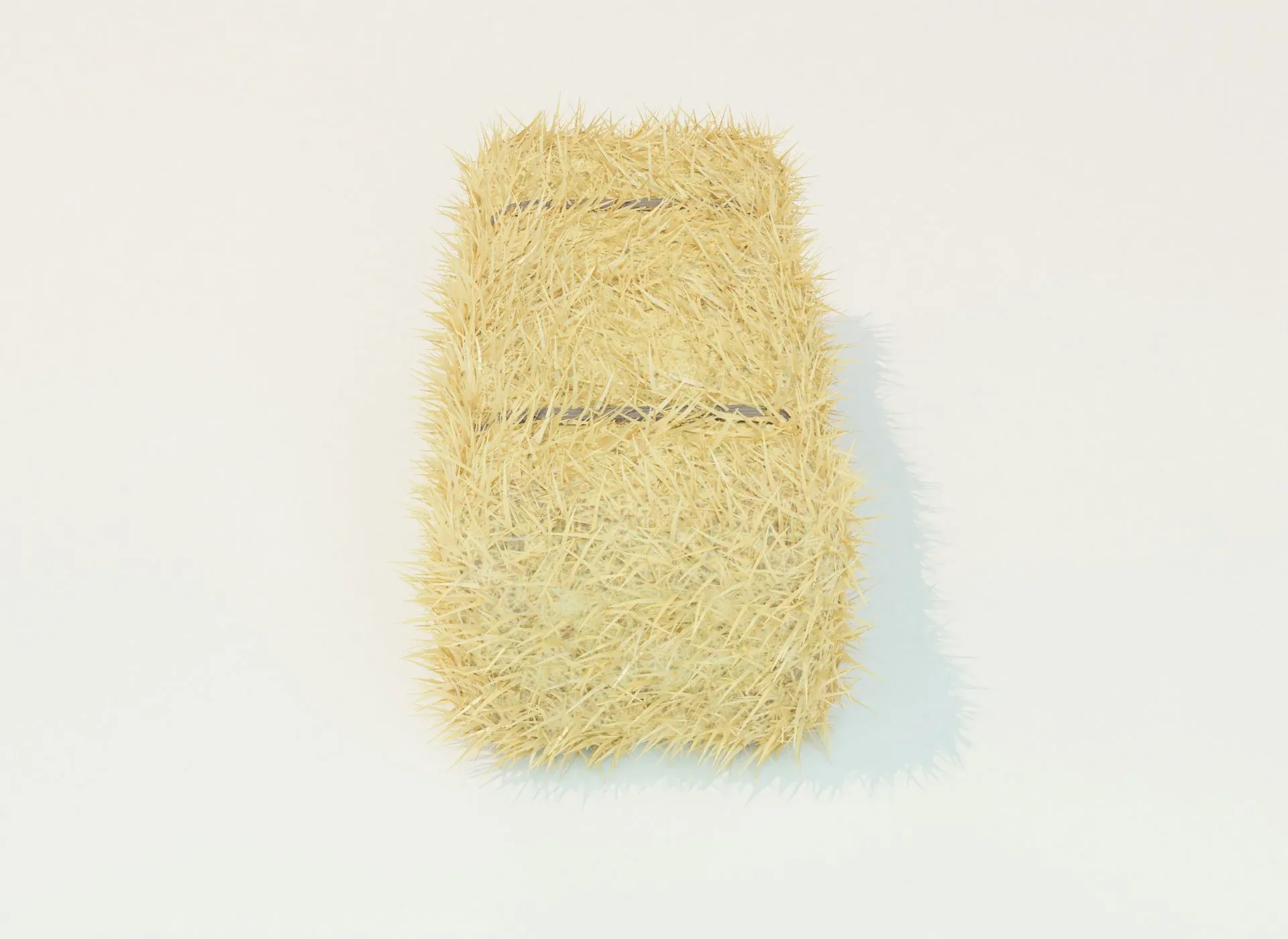 Hay Bale Square 3D Model