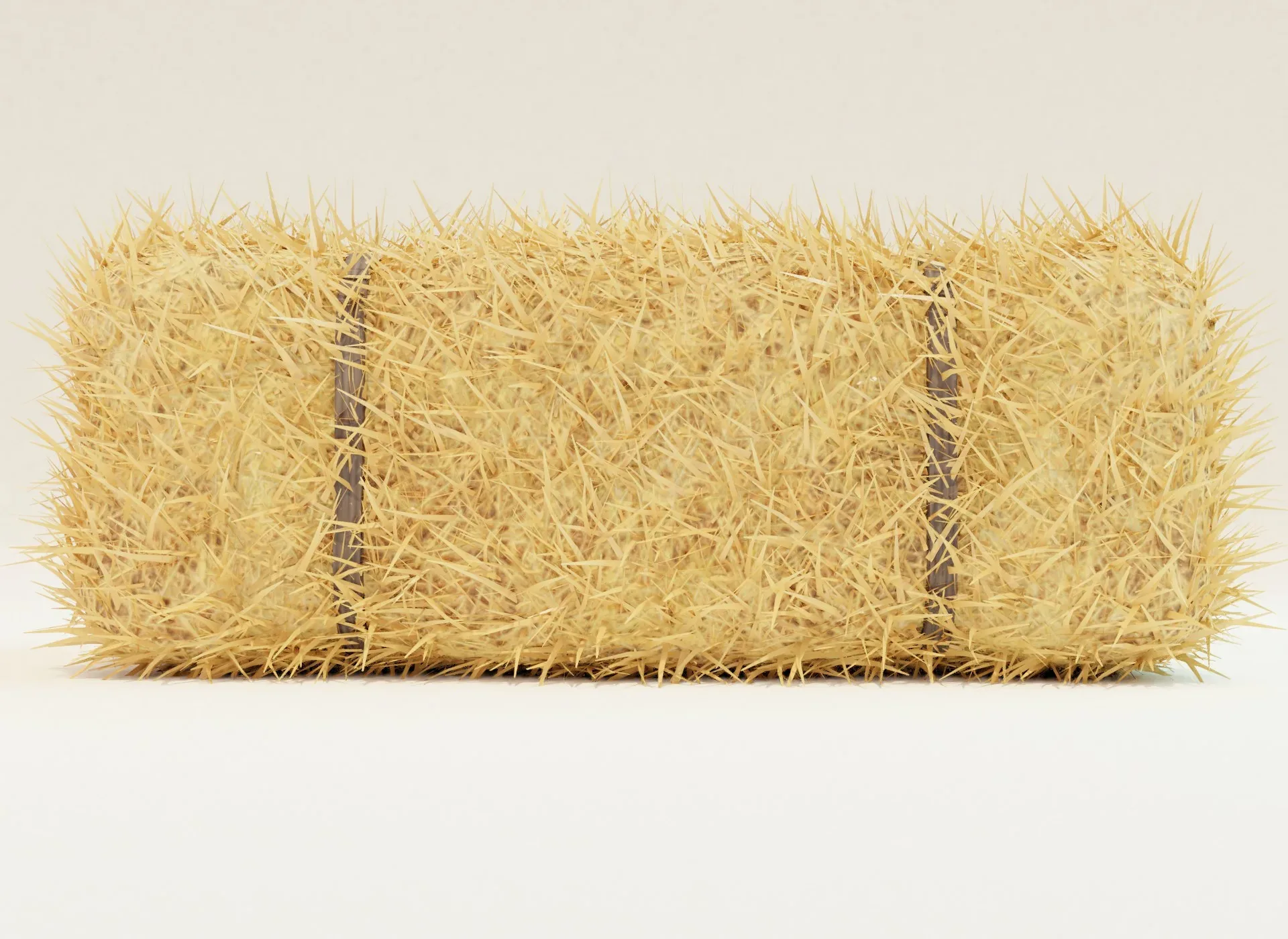 Hay Bale Square 3D Model