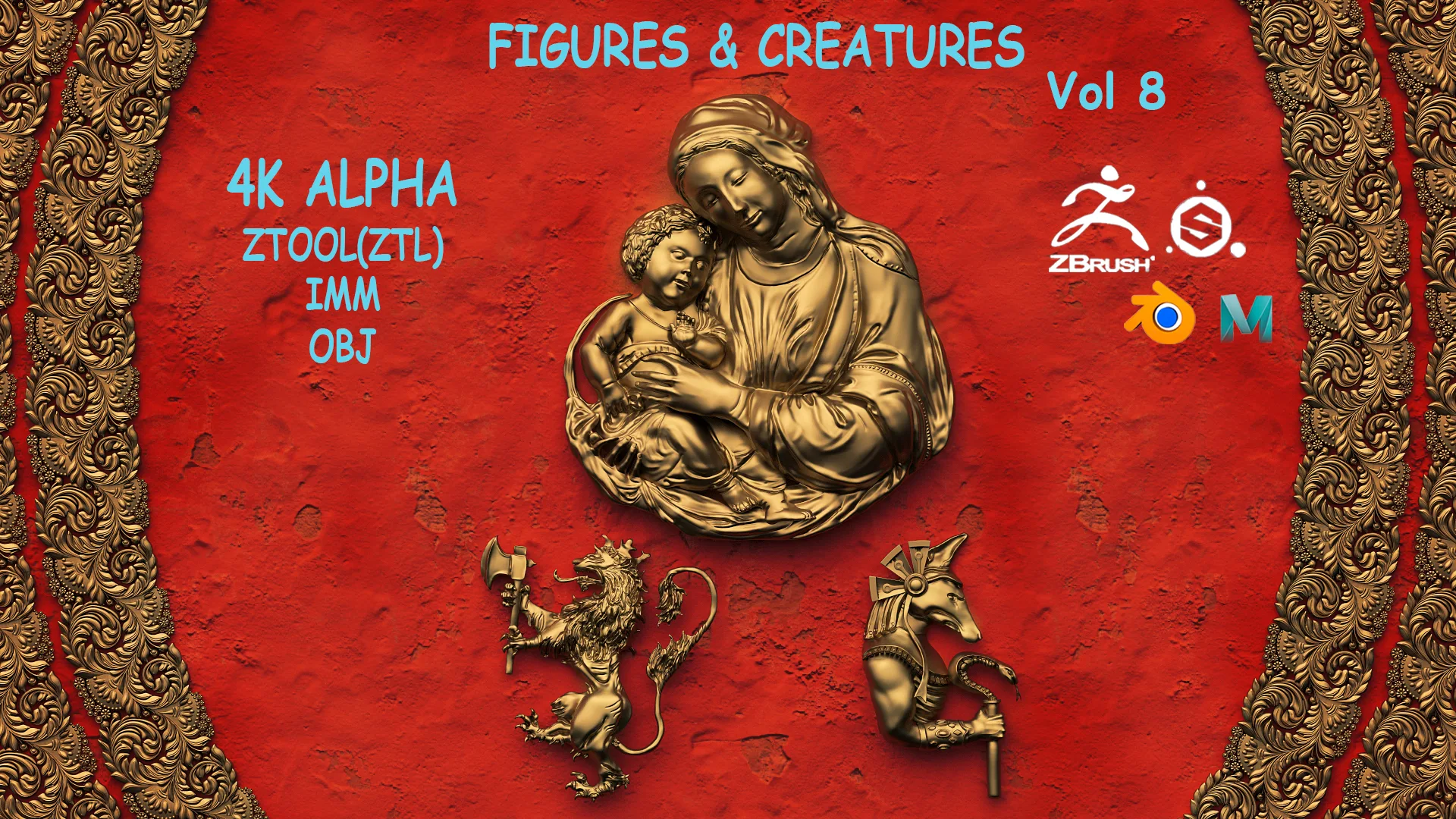 Figures & Creatures Ornaments Vol 8