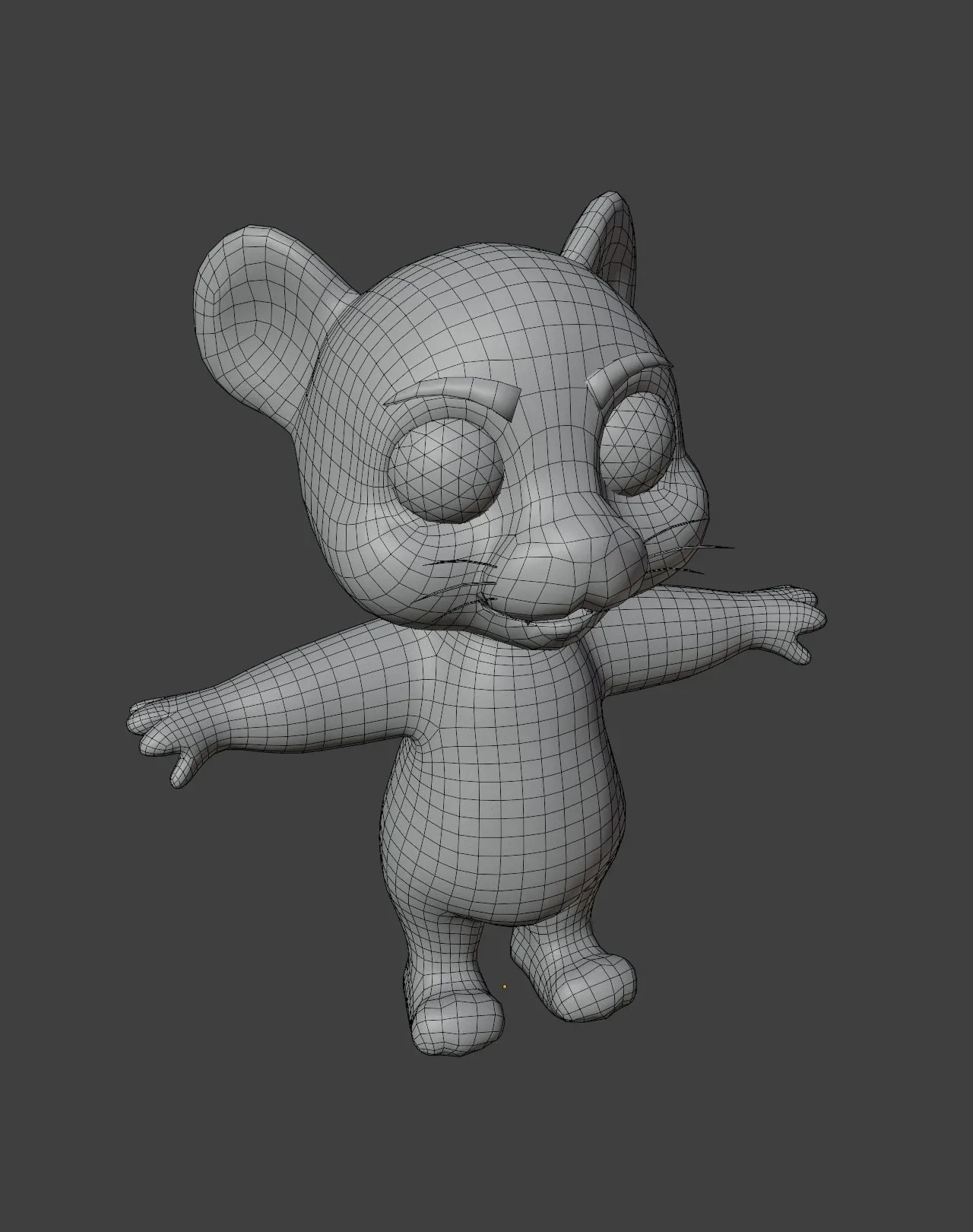 Cartoon Tiger Rigged 3D Model