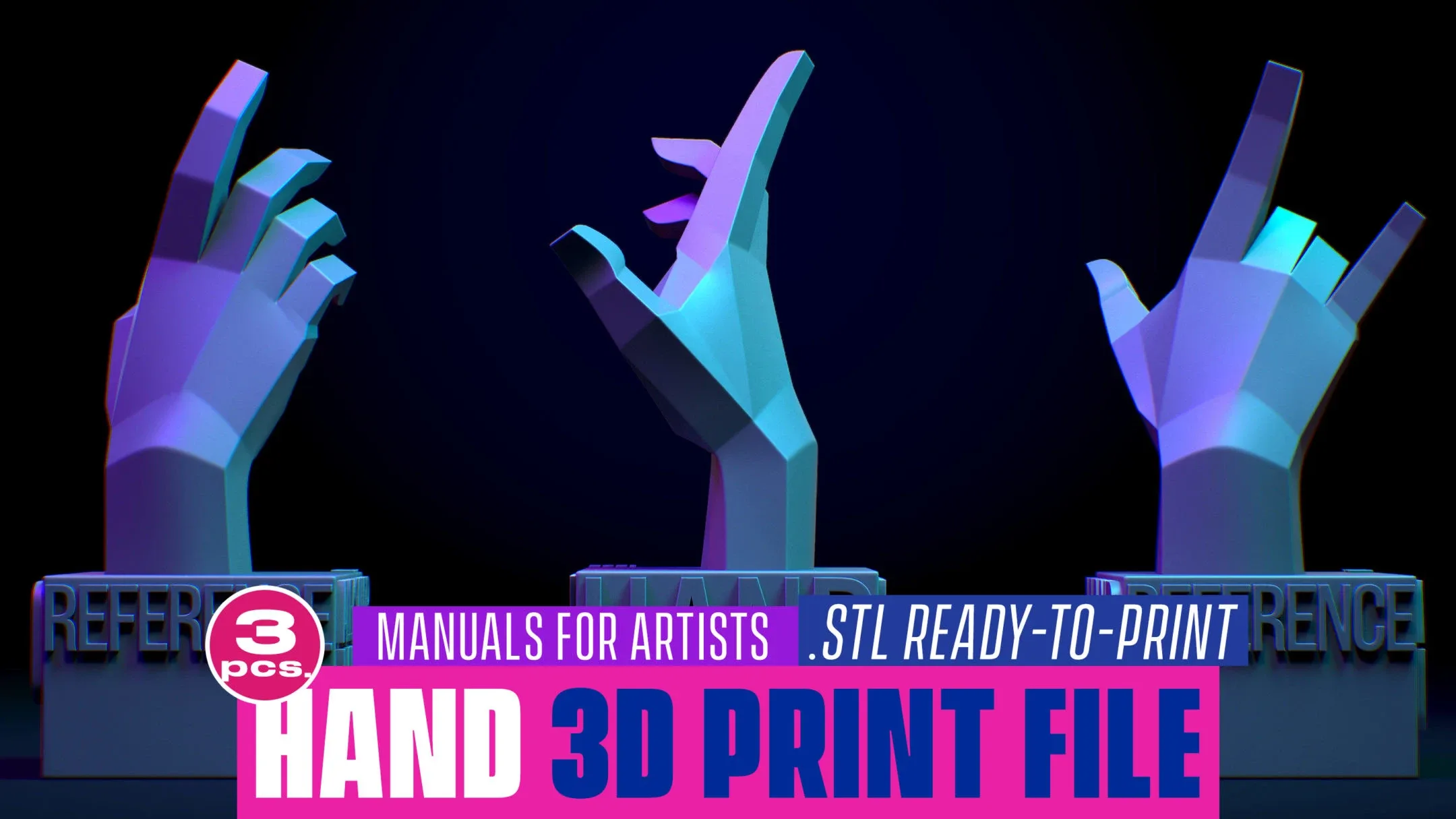 Plane hands for 3d printing. STL