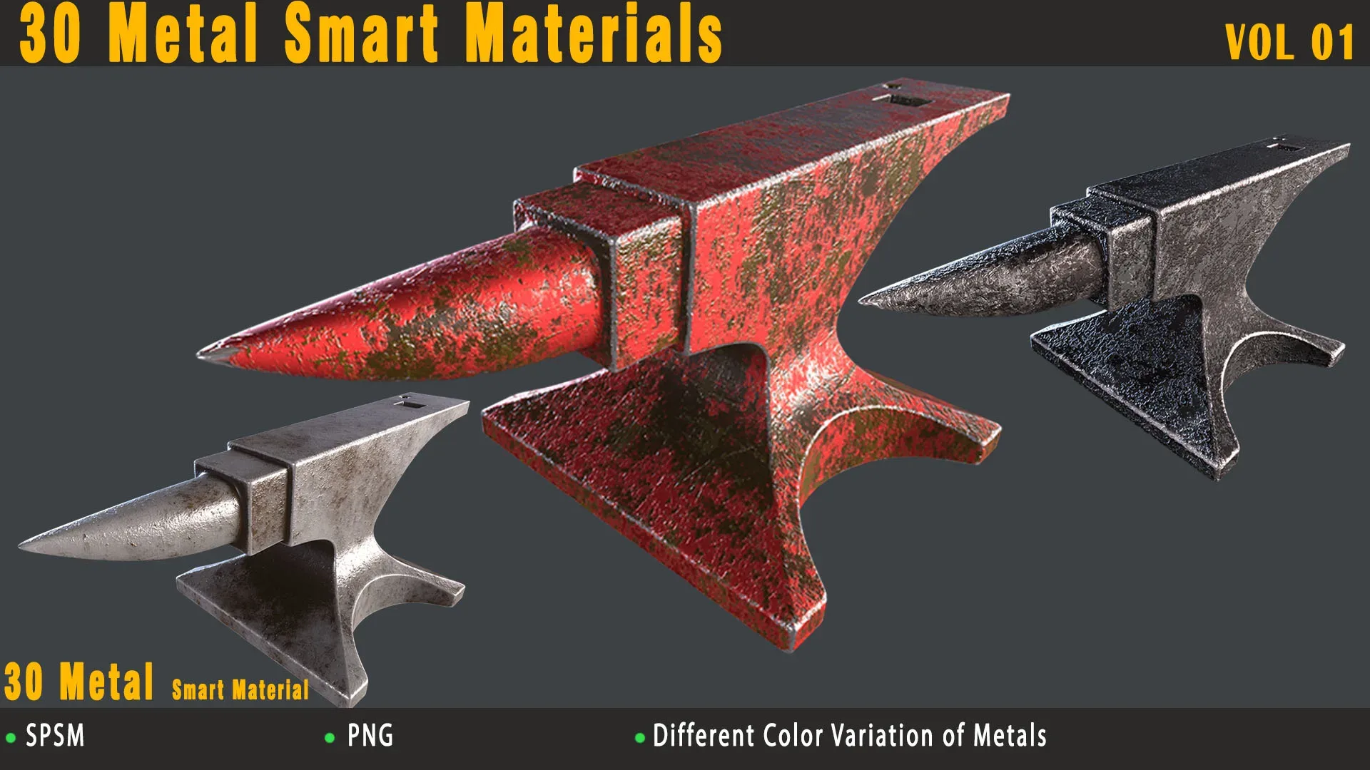 30 Metal Smart Materials - VOL 01