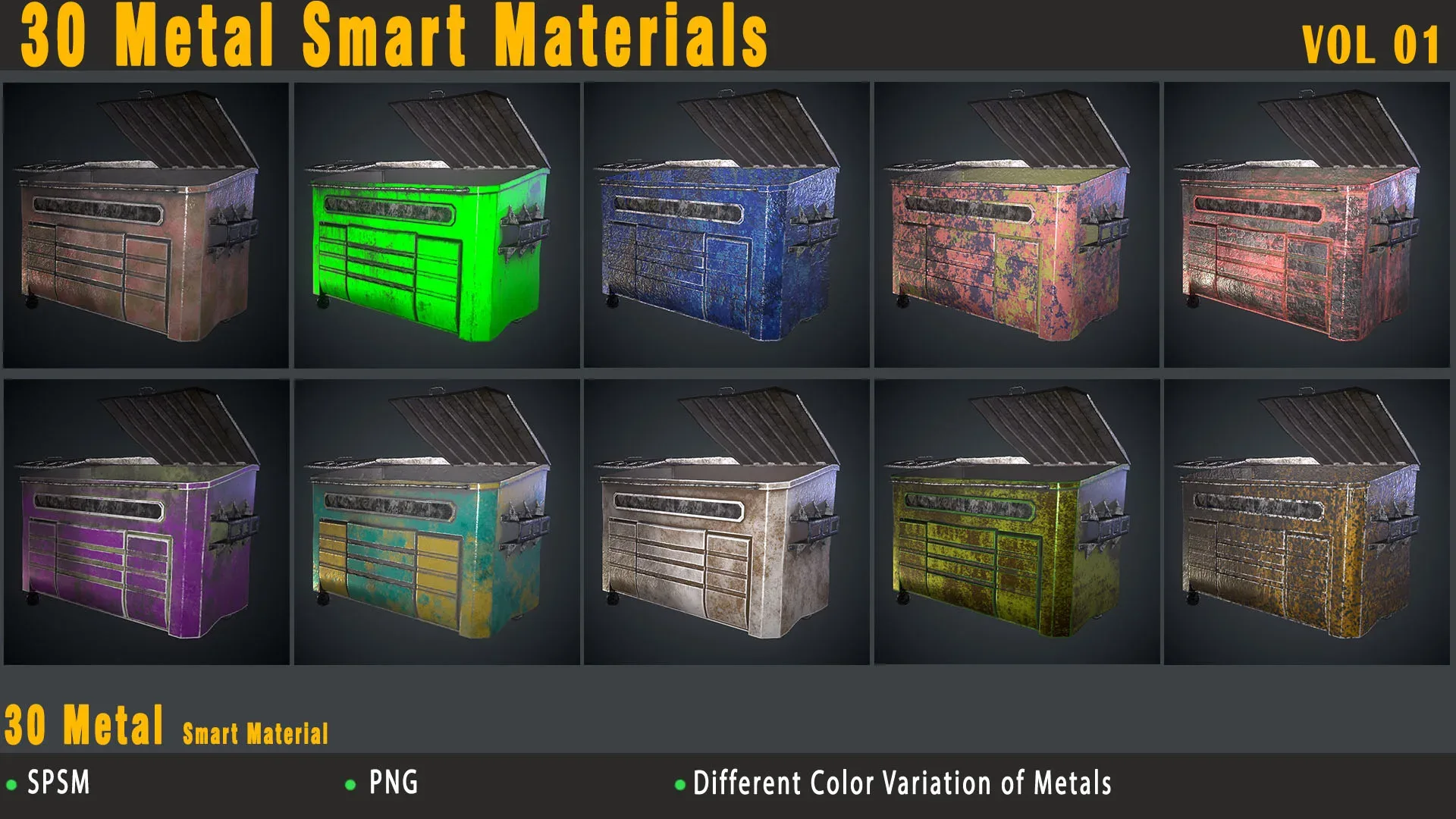 30 Metal Smart Materials - VOL 01