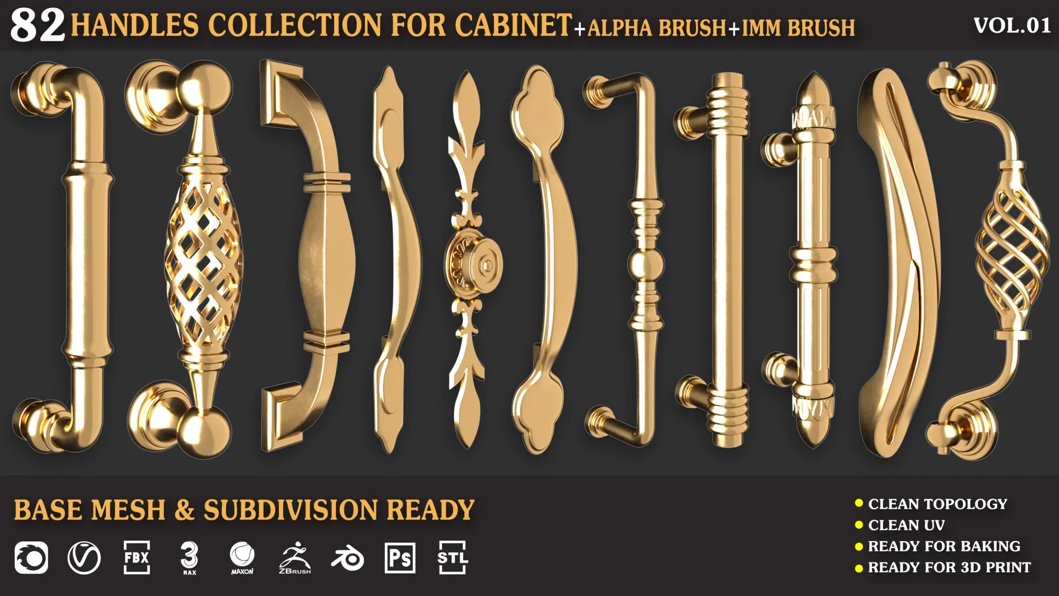 Handles_Collection_For_Cabinet_Vol_01