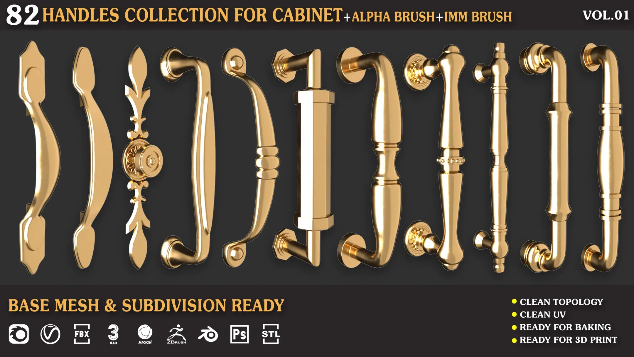 Handles_Collection_For_Cabinet_Vol_01