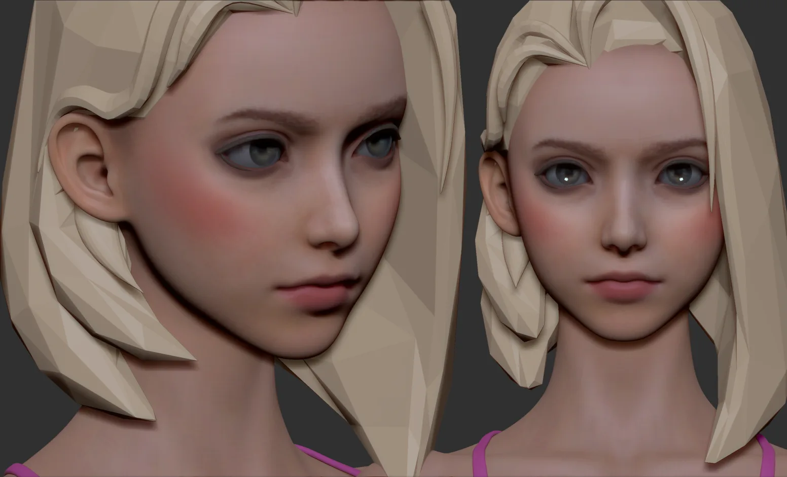 Emicia Base Mesh Stylized Female