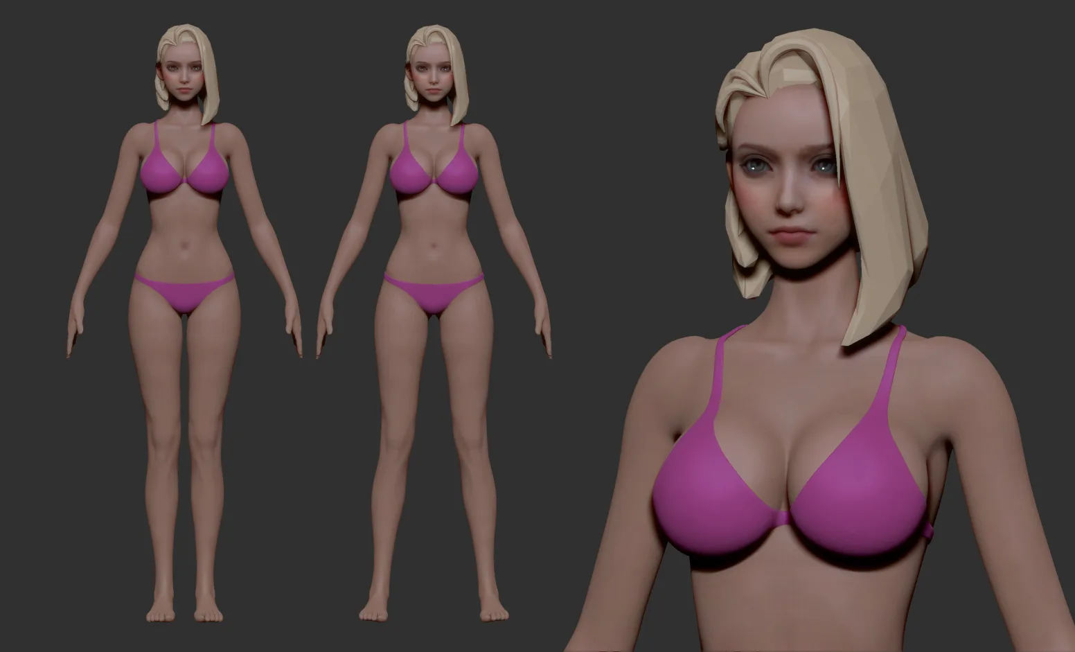 Emicia Base Mesh Stylized Female