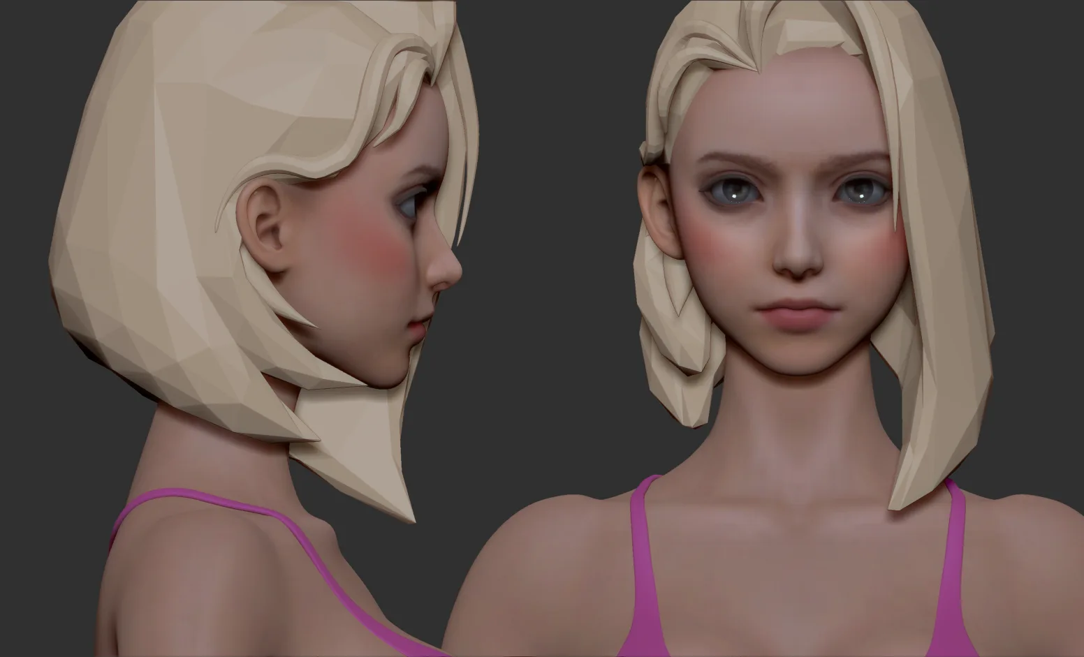 Emicia Base Mesh Stylized Female