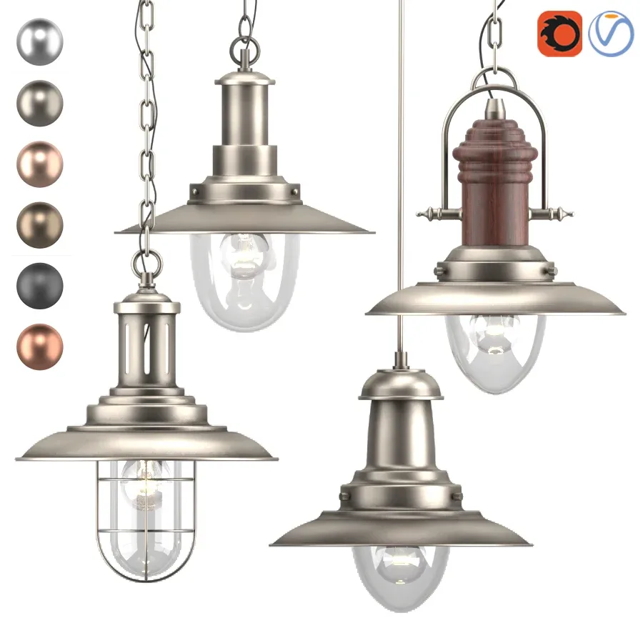 Fisherman pendant light