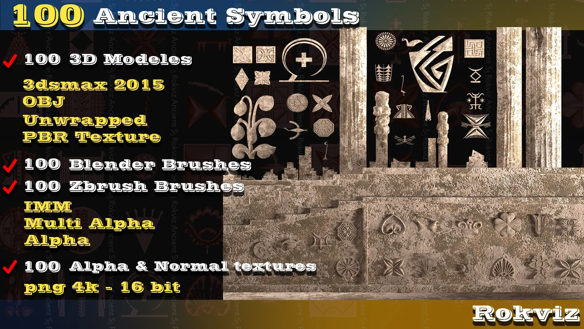 100 Ancient Symbols ornament