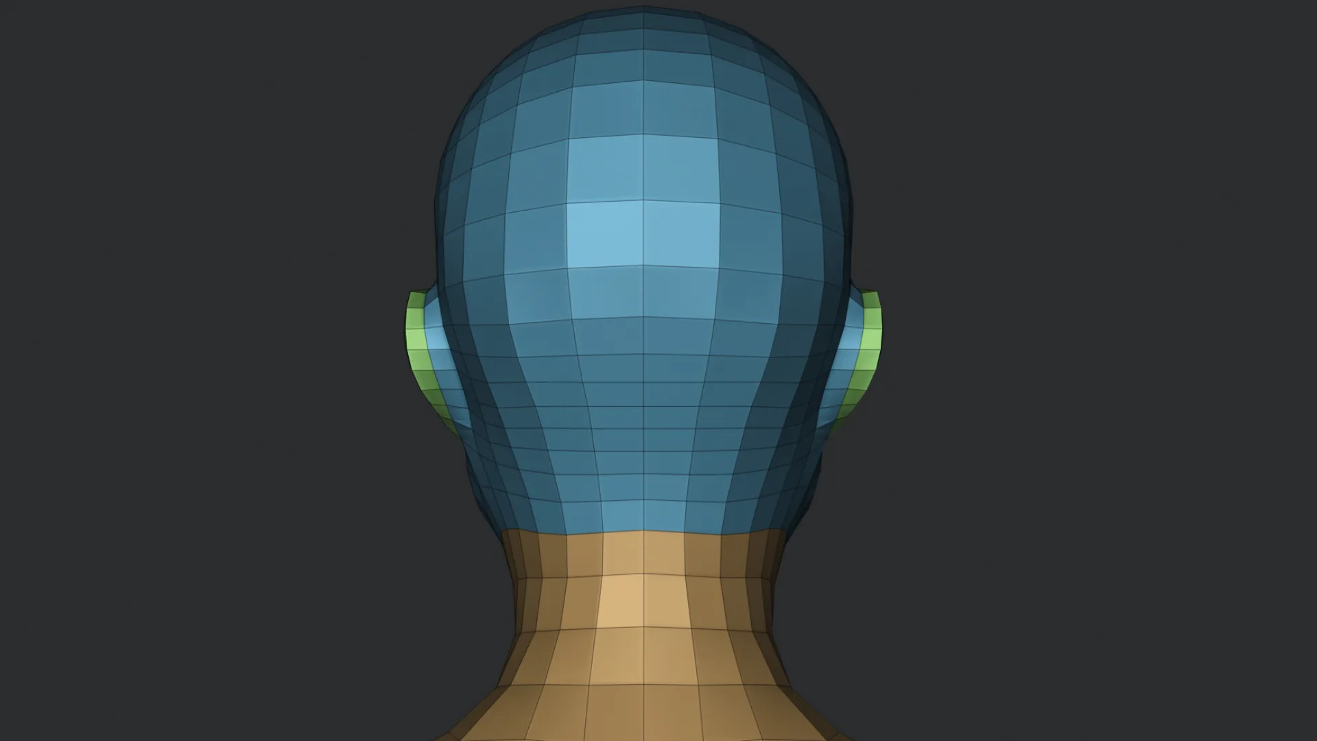 Free Bust Head Base Mesh