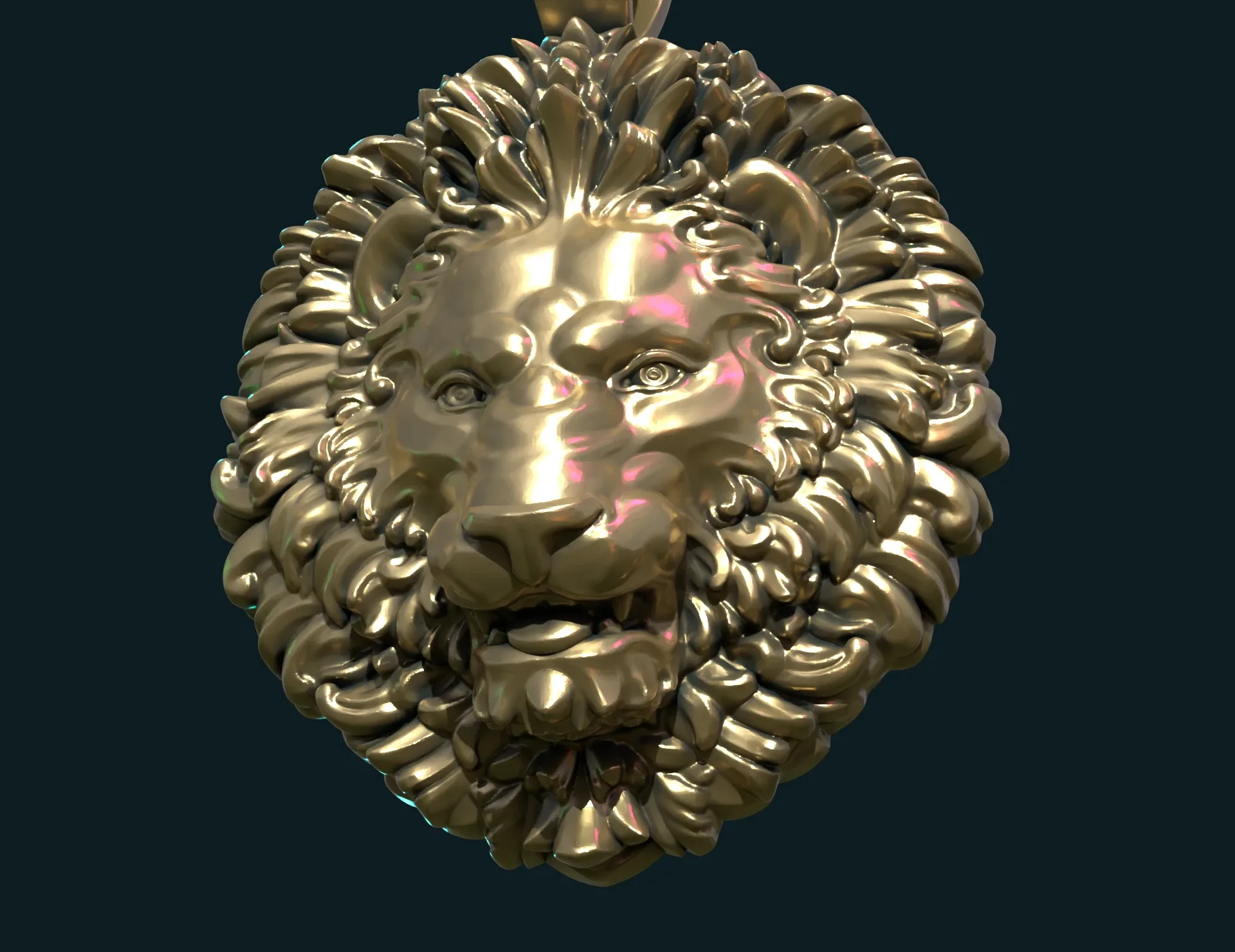 Lion Head Pendant