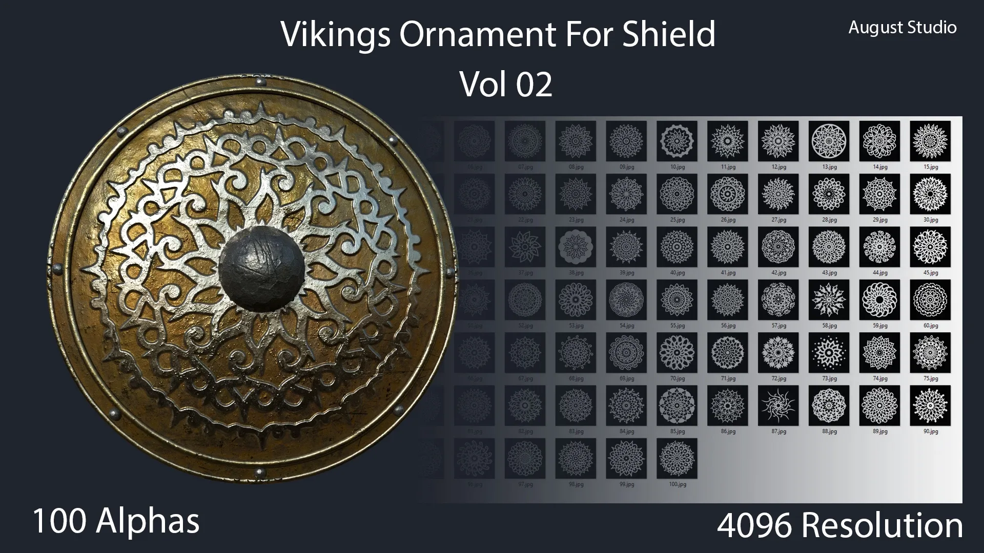 Vikings Ornament For Shield - Vol 02