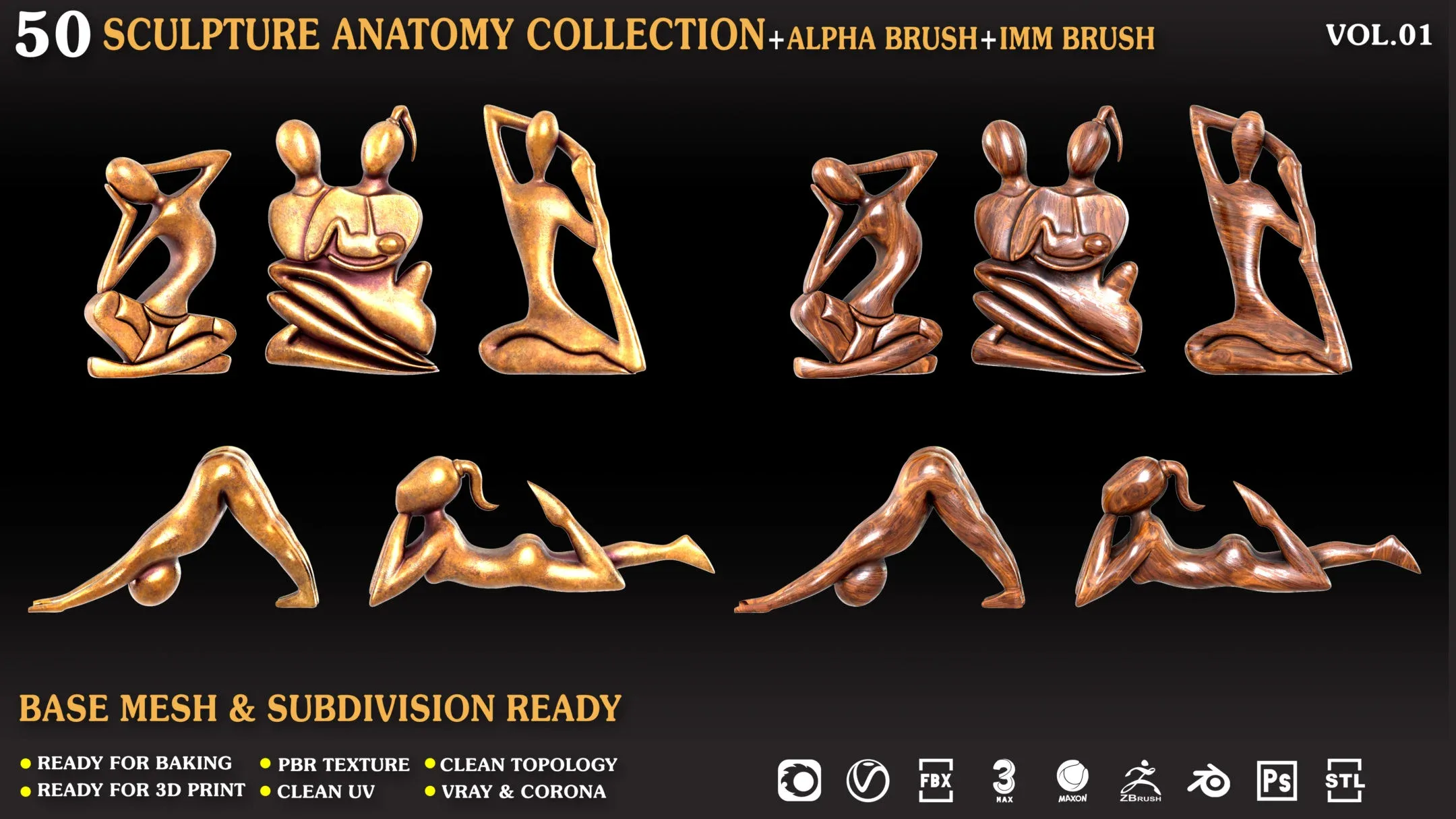 Sculpture_Anatomy_collection_Vol _01