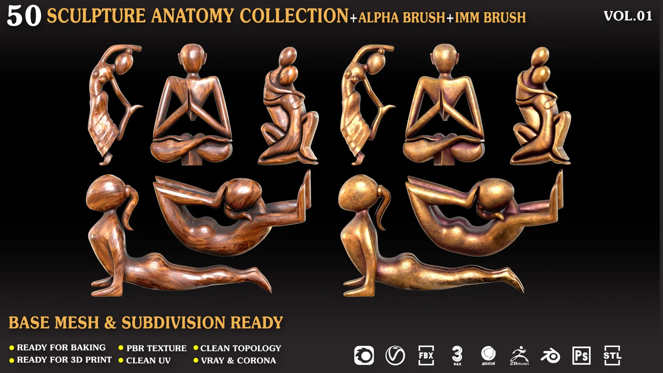 Sculpture_Anatomy_collection_Vol _01