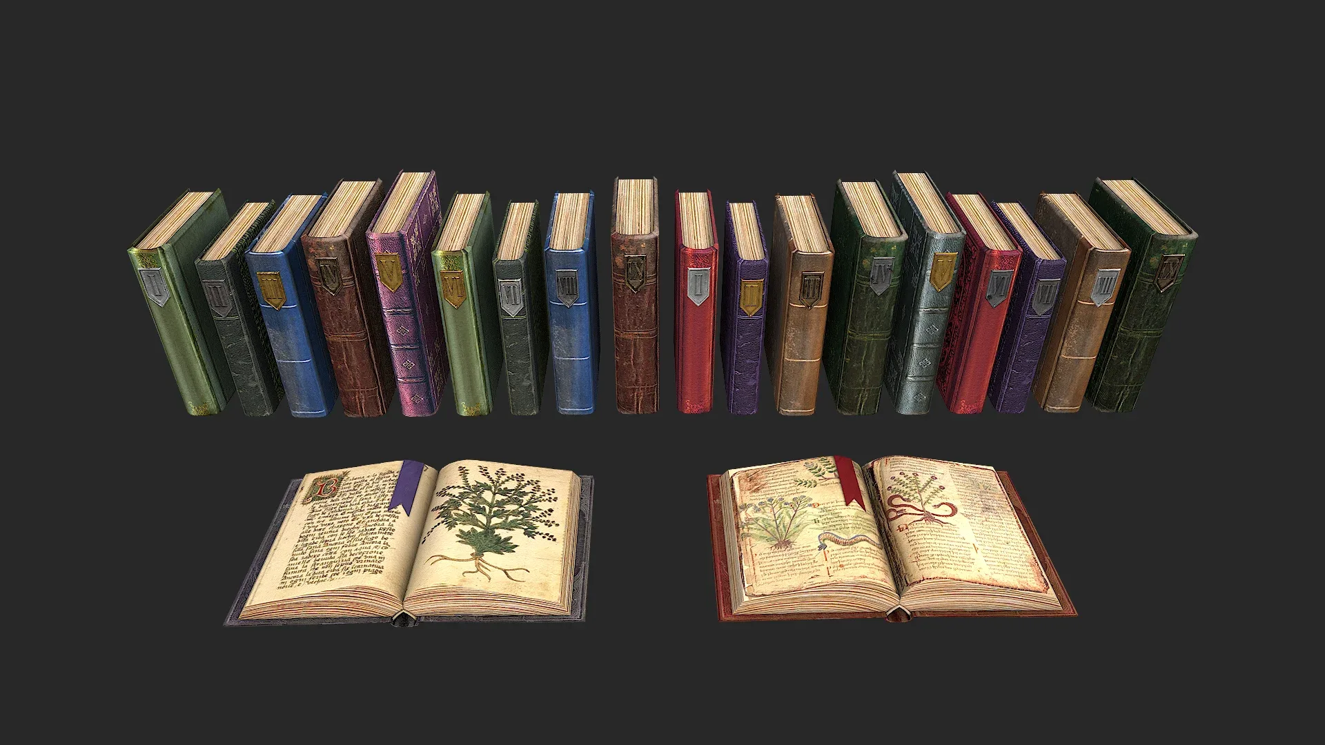 Herbalist Books Set