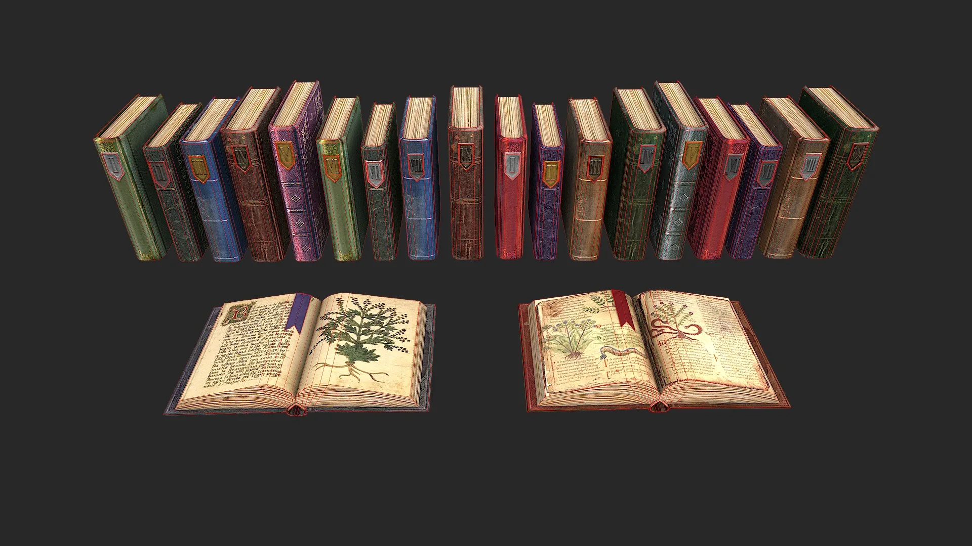 Herbalist Books Set