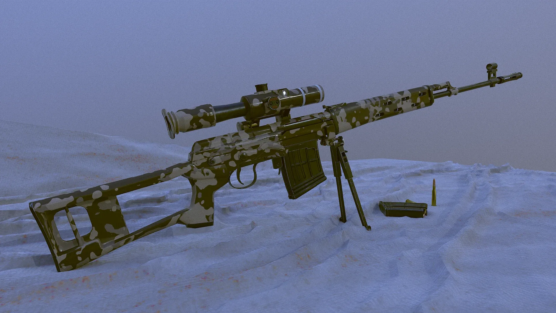 SVD Sniper Rifle Dragunov