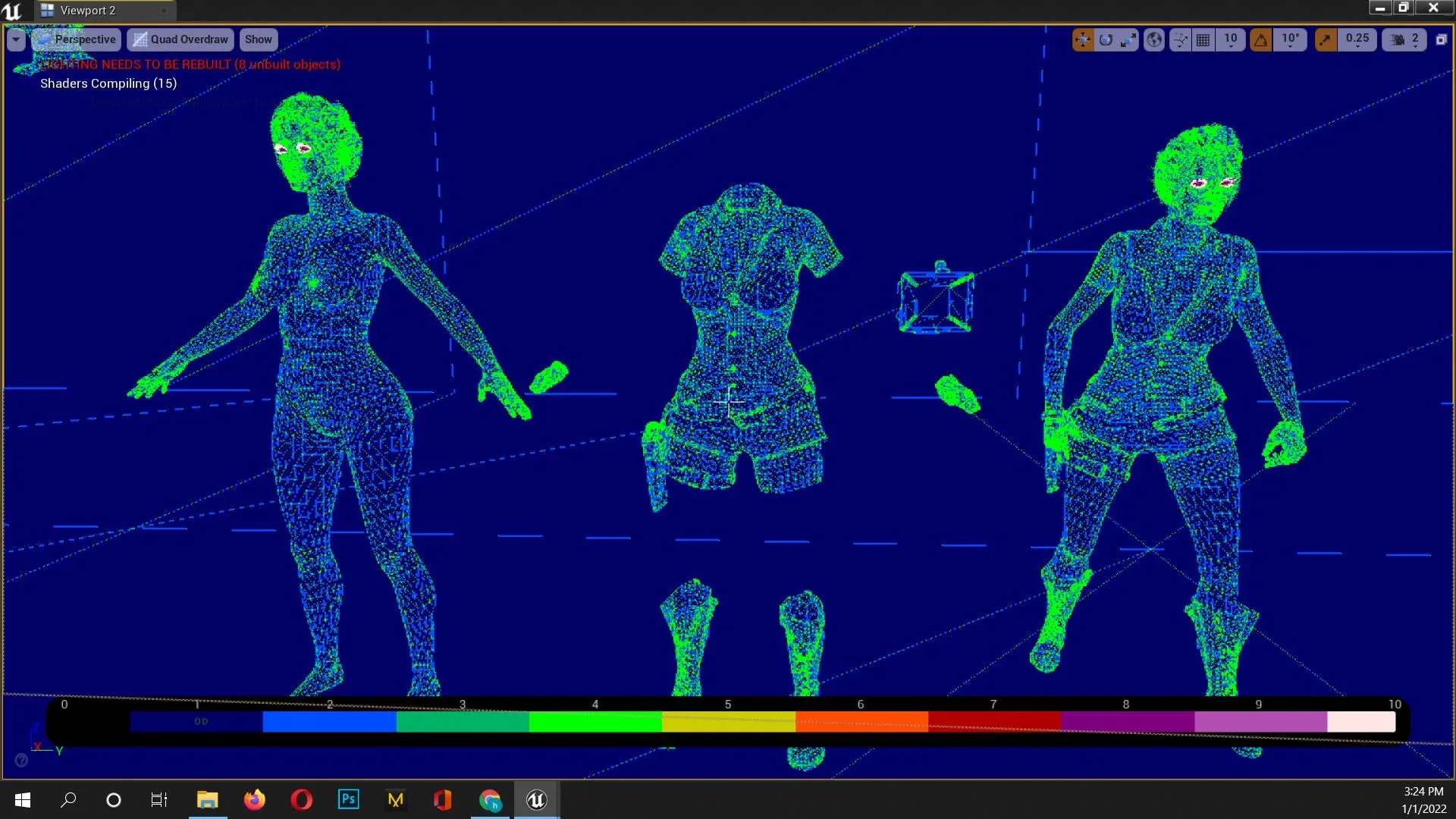 Realistic women modular character female f1