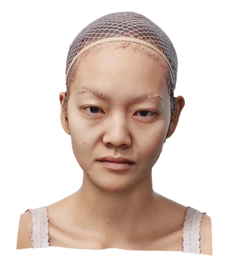 Raw Head Scan | 3D Model Miyaguchi Hoshie