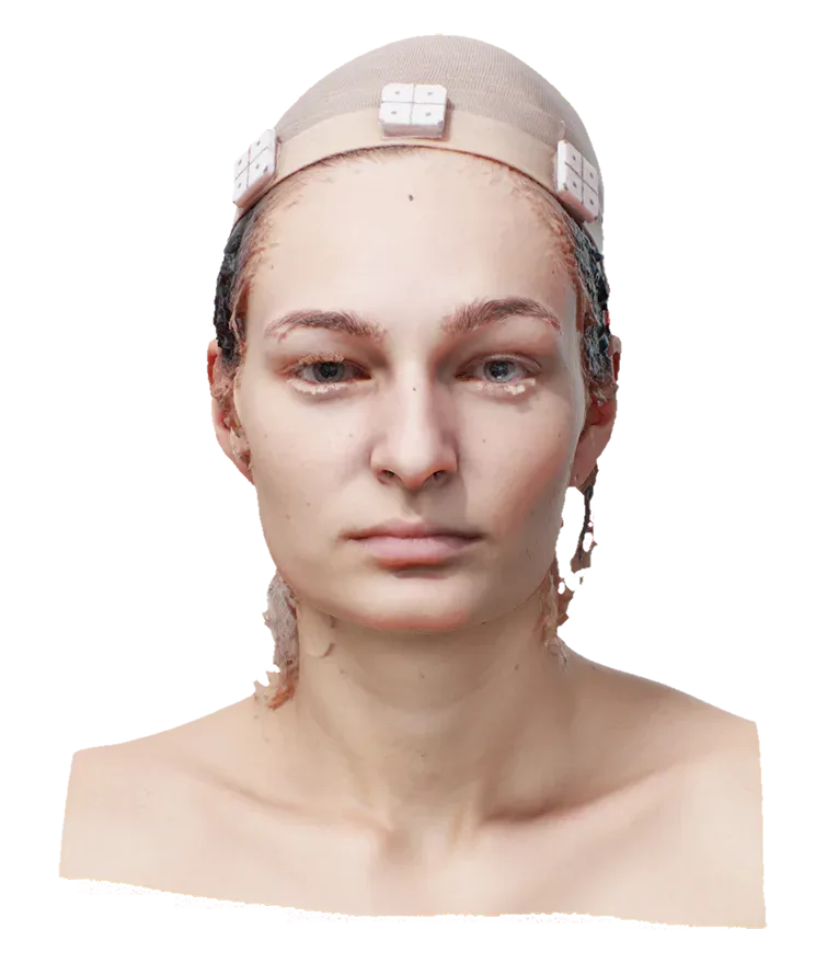 Raw Head Scan | 3D Model Emily Ellis