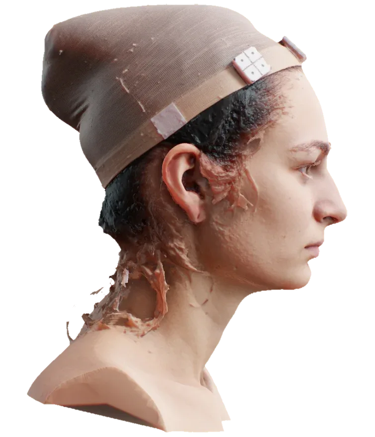 Raw Head Scan | 3D Model Emily Ellis