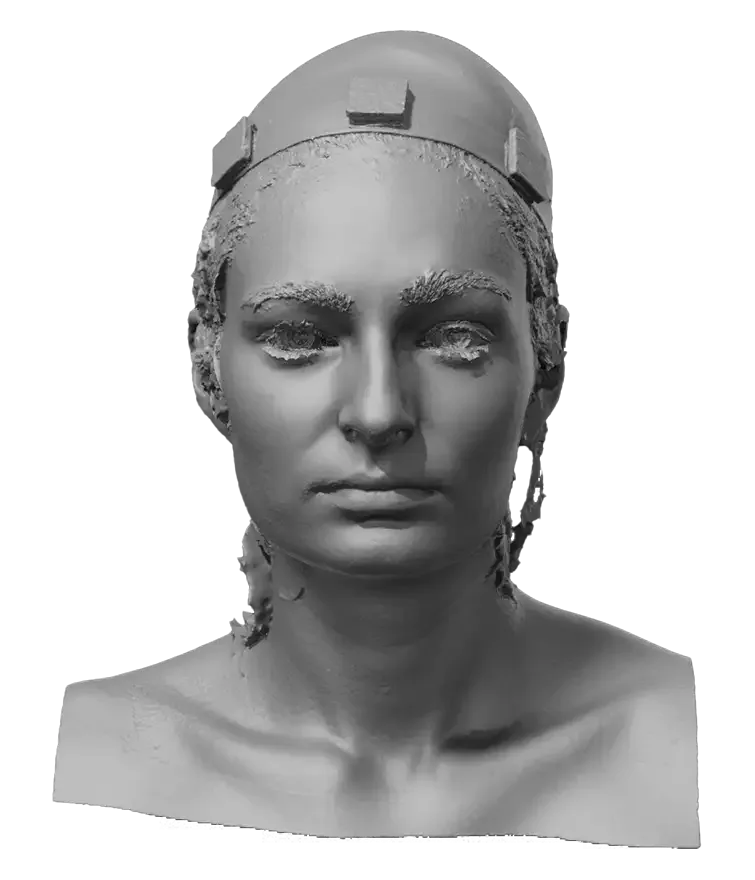 Raw Head Scan | 3D Model Emily Ellis