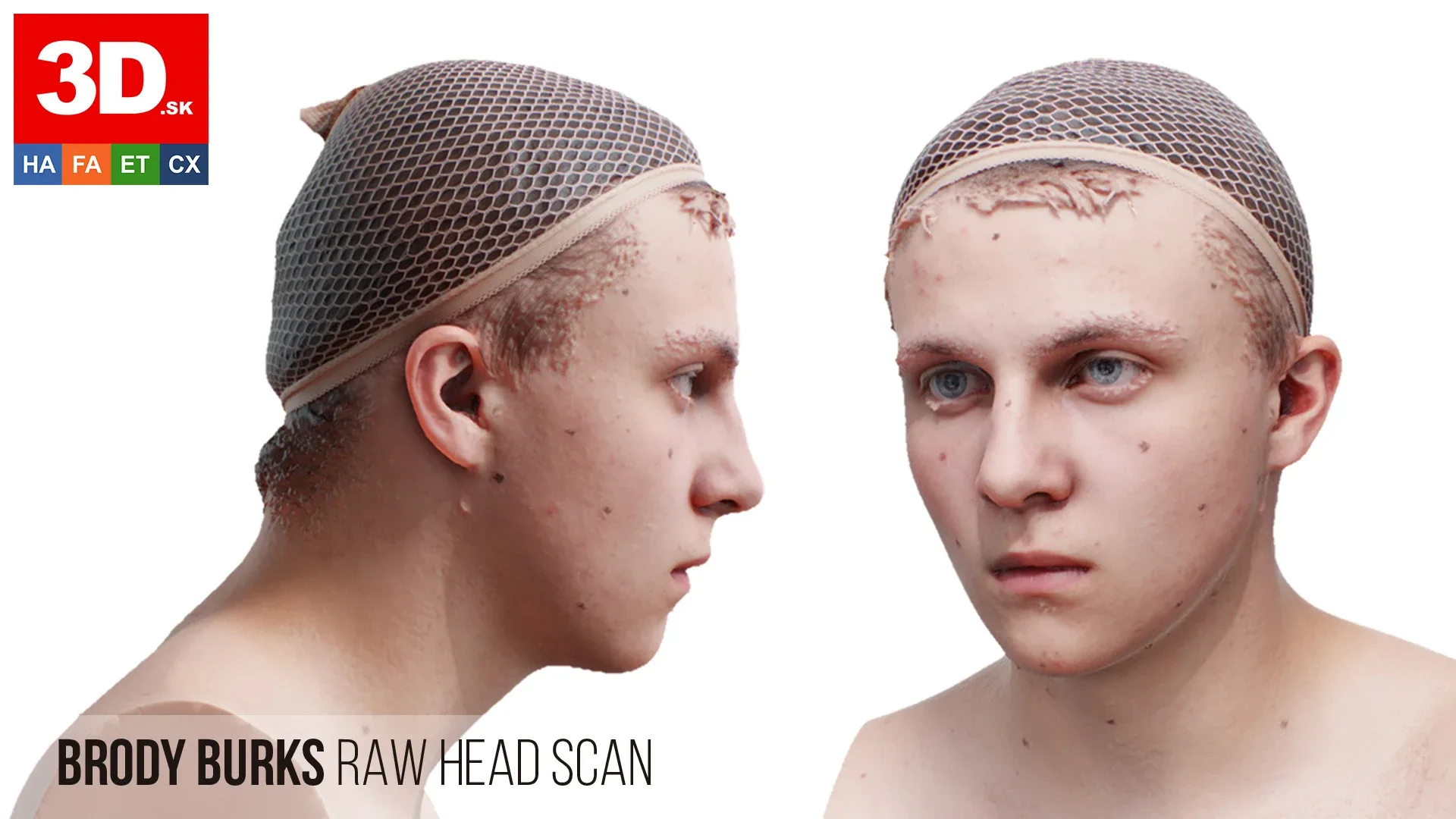 Raw Head Scan | 3D Model Brody Burks