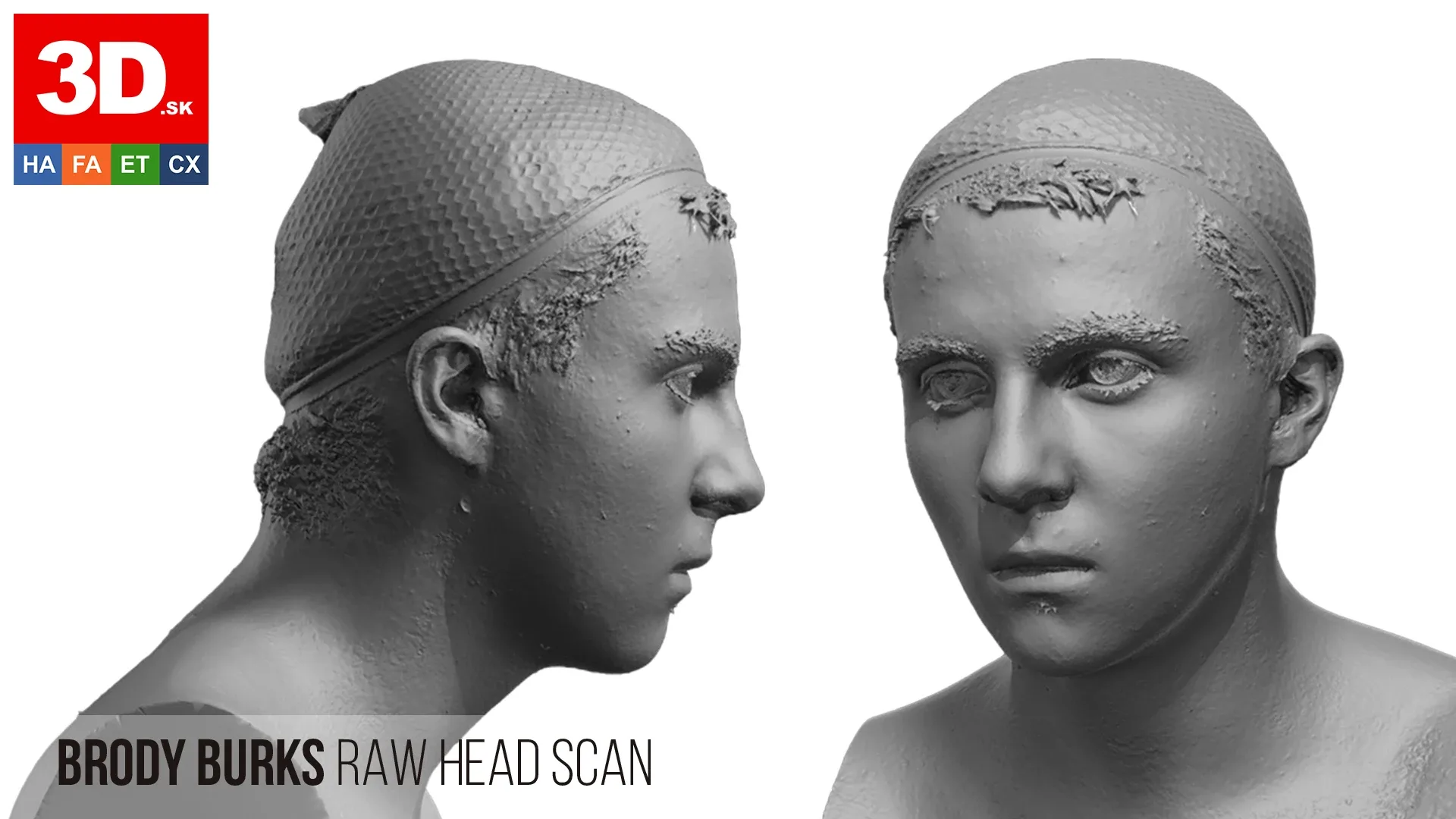 Raw Head Scan | 3D Model Brody Burks