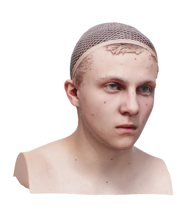 Raw Head Scan | 3D Model Brody Burks