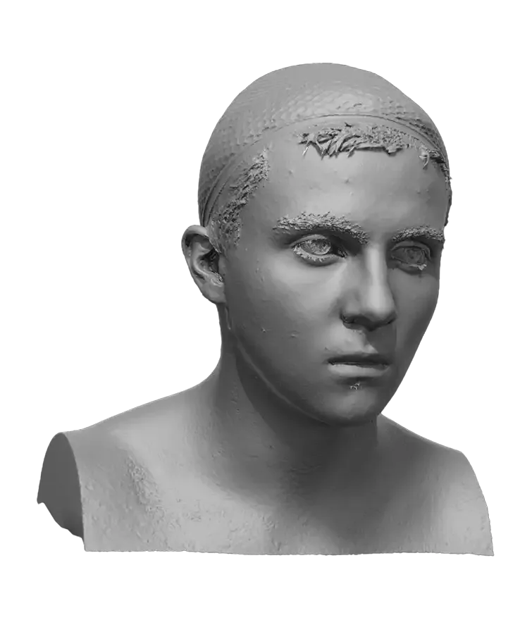 Raw Head Scan | 3D Model Brody Burks