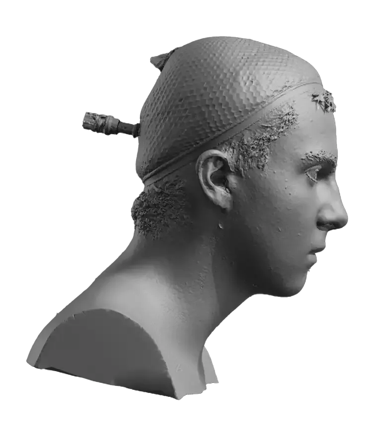 Raw Head Scan | 3D Model Brody Burks