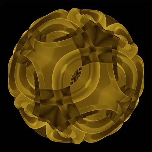 20 Geometric &amp; Parametric Shapes - Pack 1(With Glowing Materials)